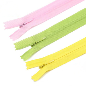 Vente directe d'usine 3 #   Fermetures éclair invisibles en nylon de 20 cm, extrémité fermée personnalisée pour pochettes, vêtements, pantalons, sacs, robes - Product Image 5