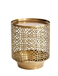 Porte-bougie décoratif en métal au design élégant, parfait pour la table à manger, le salon, la décoration de la chambre à coucher - Product Image 6