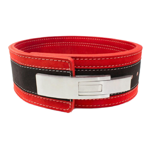 Cinturón de Levantamiento de Pesas Unisex Ajustable Antideslizante de Cuero Vacuno al por Mayor para Entrenamiento de Gimnasio y Fisicoculturismo con Cierre de Palanca - Product Image 1