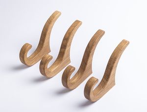 Minimalist Oak Wall Coat Hanger - Product Image 4