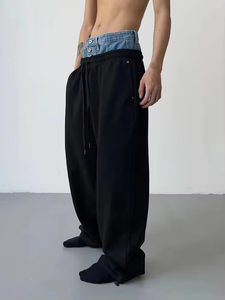 Pantalones y pantalones de cintura doble de alta calidad último estilo 2025 de alta calidad para hombres y mujeres pantalones de Color personalizados con estilo fresco - Product Image 6
