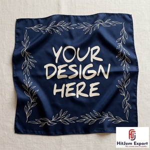 Premium Custom Printed <b>Long</b> <b>Scarf</b> Manufacturer Silk Feel Fashion Shawl Head Wrap Private Label OEM ODM Textile Factory India - Product Image 1