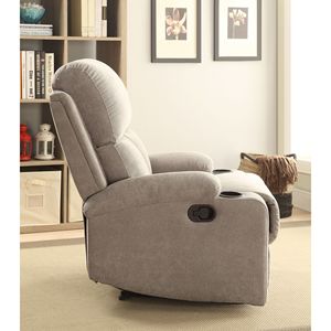 Poltrona Grey con portabicchieri comodi posti a sedere a casa - Product Image 3