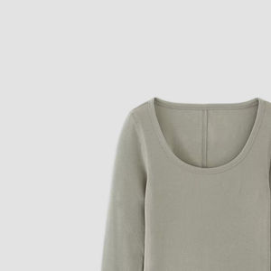 Camiseta Ajustada de Manga Corta OEM ODM Casual de Invierno para Mujer, para Gimnasio y Entrenamiento, Ecológica, 100% Algodón Elástico, Cuello Redondo, Corte Ajustado - Product Image 6