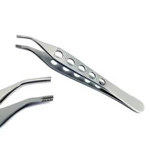 Pince à épiler chirurgicale droite TC 6'' (15 cm) en acier inoxydable de haute qualité pour tissus, pince à épiler dentaire TC - Product Image 1