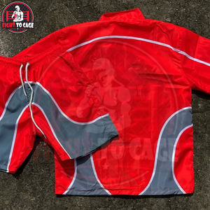 Conjunto Deportivo Cortavientos para Hombre 2026, 2 Piezas, Pantalones Cortos de Poliéster, Manga Larga, Casual, Otoño, Transpirable, Ropa Urbana - Product Image 2