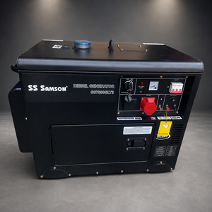 เครื่องกำเนิดไฟฟ้าดีเซล SS Samson รุ่น SS7500SLT3 กำลังไฟ 7 กิโลวัตต์ แบบเงียบ 230 โวลต์ 60 เฮิรตซ์ สตาร์ทด้วยไฟฟ้า ระบายความร้อนด้วยอากาศ สำหรับใช้ในที่อยู่อาศัย - Product Image 1