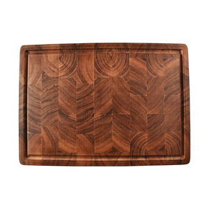 Planche à découper rectangulaire en bois massif de luxe, épaisse et grande, pour cuisine, vente en gros d'usine - Product Image 1