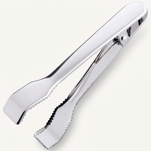 High-End Stainless Steel Ice Tongs With Artistic Human Hand Design Polished Mirror Finish Sculptural Barware For Luxury Hotels - Product Image 6