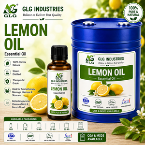 Huile essentielle de citron pour l'aromathérapie, les cosmétiques, les soins personnels, les soins capillaires, les savons, les massages et la formulation de parfums naturels - Product Image 1