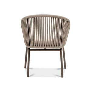 Fauteuil moderne avec coussin en tissu, pieds en bois, dossier imperméable, chaise de salle à manger légère pour appartement, mobilier de maison - Product Image 5