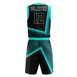 Wholesale Latest Design Lightweight Printed Breathable Quick Dry Basketball Uniform Custom Private Label Sports Wear Team - Product Image 3