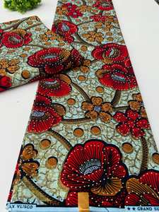 Auténtica Tela Africana Nigeriana con Estampado de Cera y Algodón Ankara, Patrones Audaces para el Mercado de Ropa en Sudáfrica - Product Image 3