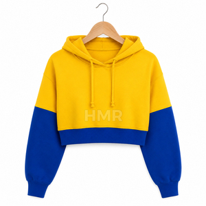 HMR Sorority Sisterhood OEM ODM Private Label Custom Logo Hoodie Manufacturer Breathable Stylish Crop Hoodie - Product Image 5