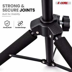 Adjustable Heavy Duty Violin <b>Stand</b> with Bow Holder <b>for</b> <b>Cello</b> Banjo Mandolin-5 Core - Product Image 4