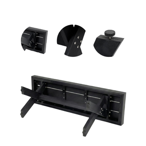 Minh Phuoc Furniture Modern Acacia Wood Eco-Friendly Outdoor <b>Bench</b> Knocked Down for 2 Patio & Garden Backless - Product Image 4