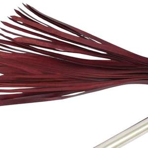 Handmade Genuine Leather Flogger with Thick Handle and Smooth Finish - Product Image 4