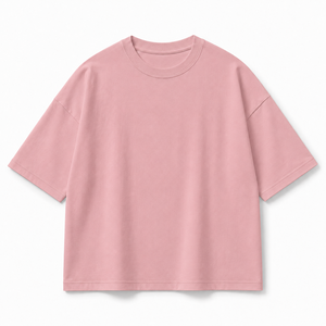 Camiseta Blanca Oversize de Algodón para Hombre, Manga Corta, Cuello Redondo, Estilo Casual, Tejido Jersey, Color Liso, Personalizable con Logotipo, OEM, Streetwear - Product Image 5