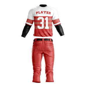 Nouvel ensemble uniforme de baseball respirant avec maillot et pantalon sur mesure, et logo, nom et numéro pour les jeunes - Product Image 3