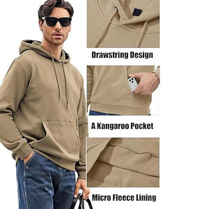 Sudadera con capucha para hombre de peso pesado al por mayor, con gráfico personalizado desgastado, estilo pullover, hombros caídos, oversize, con marca OEM - Product Image 2