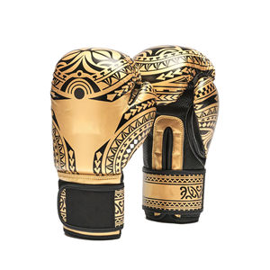 2026 New Design Customized Real Leather Unisex Boxing Gloves High Quality Breathable <b>Hook</b> Loop Closure Outdoor Sparring - Product Image 1
