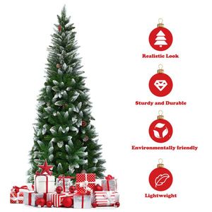 Árbol de Navidad Artificial de Pino de 1.5 Metros con Decoraciones Navideñas Deslumbrantes - Product Image 5