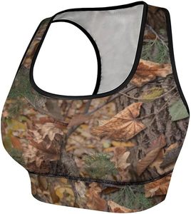 <b>Women's</b> Camouflage Print 2 Piece Sports <b>Set</b> Sleeveless Crop Top And Above Knee Shorts Breathable Knitted Activewear Summer - Product Image 4