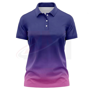 Polo basique pour femmes en coton à manches courtes, coupe confortable, tissu respirant et doux, décontracté, à porter tous les jours en été - Product Image 1