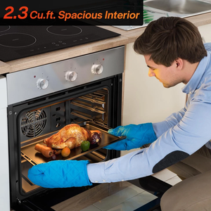 Horno Eléctrico Empotrable E-m-p-a-v-a de 24 Pulgadas con 6 Modos de Cocción y Ventilador de Convección - Product Image 2