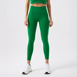 Leggings de yoga pour femmes à taille mi-haute, tricotés, respirants, séchage rapide, écologiques, style hip-hop, dernière conception, vêtements de sport, service OEM - Product Image 4