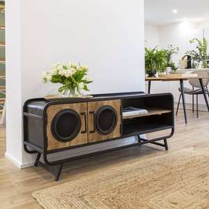 Soporte para TV de madera de mango Vandana Mira Vertex - Product Image 1