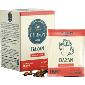 Proceso de tostado lento con cafeína DALAKON BAZAN Café molido Goteo Café Arábica y sabor Robusta Hecho en Vietnam - Product Image 1
