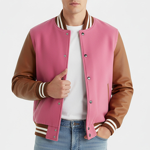 Eco-friendly Breathable Premium Style Durable soft Men Varisty <b>Jacket</b> Good Quality Latest Design All Color Men Varisty <b>Jacket</b> - Product Image 3