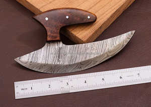 Cortador de Pizza Multiusos de Acero Inoxidable Tradicional de Acero Craft International, Totalmente Forrado, Ecológico, con Funda de Cuero - Product Image 5