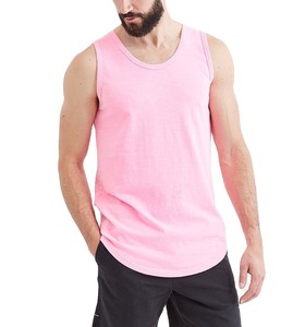 <b>Men</b> <b>Knitted</b> Casual <b>Tank</b> <b>Top</b> Custom Logo Sleeveless Gym Shirt Breathable Polyester/Cotton Fitness Apparel OEM ODM Manufacturer - Product Image 4