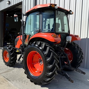 Tractor de orugas Kubota M6060 usado de 40HP con cargador frontal, cabina, motor y bomba de alta precisión, ahora en stock para la venta - Product Image 5