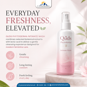 QUDS Phytoderma Nettoyant Intime Végétal aux Extraits Botaniques et Acide Lactique Produit de Soin Personnel - Product Image 1
