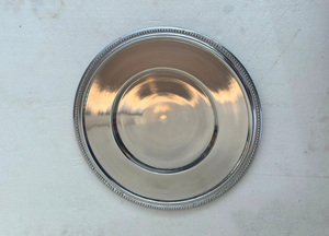 Assiettes de présentation créatives en aluminium moulé, métal argenté brillant, pour mariages, événements et décorations de fête, disponibles à prix de gros - Product Image 5
