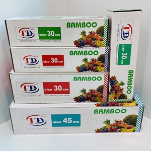 2026 New design High Quality PVC Cling Film for Food Plastic Cling Film Food Wrap with Cutter Stretch Film Wrap Eco-friendly - Product Image 4