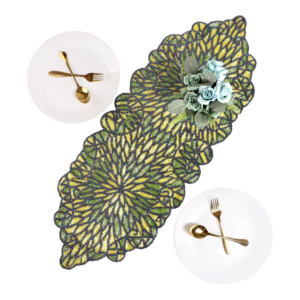 Needlework Embroidery Beaded <b>Table</b> <b>Runner</b> for Tabletop and Kitchen Home Decor Mat Top Quality Product at Very Low Price - Product Image 4