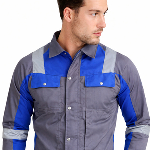 Overol de Trabajo Industrial Wida Sports, Reflectante, Antiestático, Transpirable, de Algodón, Uniforme de Seguridad para la Construcción, Resistente - Product Image 2