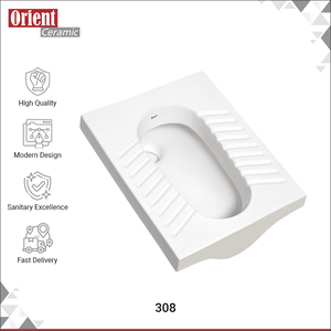 WC en céramique blanche de style indien de qualité supérieure pour usage domestique et commercial, en gros, à vendre - Product Image 2