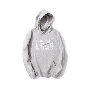 Sweat-shirt à capuche rose surdimensionné unisexe, décontracté, en coton French Terry, avec poche, longueur standard, pour l'automne - Product Image 5