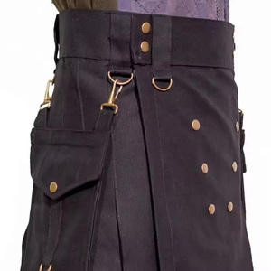 Kilt escocés tradicional para hombre, cintura ajustable, diseño plisado hecho a mano, atuendo cultural de las Tierras Altas para festivales y ceremonias - Product Image 6