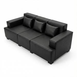 Canapé double rembourré, canapé pour adultes. Canapé de salon, canapé deux places pour petit espace, canapé pour chambre à coucher, canapé sectionnel - Product Image 4