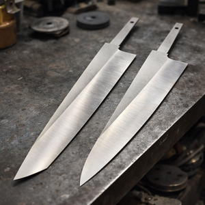มีดเชฟสแตนเลสแบบมืออาชีพ ใบมีดเปล่าไม่ผ่านการตกแต่ง  มีดครัวแบบเปล่า รับผลิตตามสั่ง ขายส่ง - Product Image 3