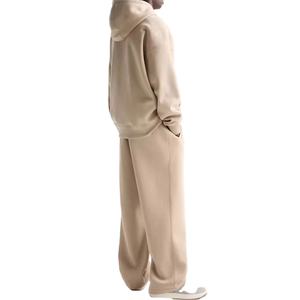 ชุดวอร์มลำลองแบบยูนิเซ็กซ์ สีพื้น สำหรับฤดูหนาว ทรงโอเวอร์ไซส์ ผ้าบางเบา ระบายอากาศได้ดี เป็นมิตรกับสิ่งแวดล้อม เสื้อฮู้ดดี้และกางเกงจ็อกเกอร์ สำหรับออกกำลังกาย - Product Image 3