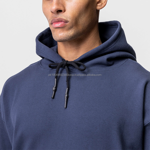 Nouveau modèle Sweat à capuche vintage de qualité supérieure pour homme unisexe sweat à capuche avec logo personnalisé en vente chaude d'usine - Product Image 3