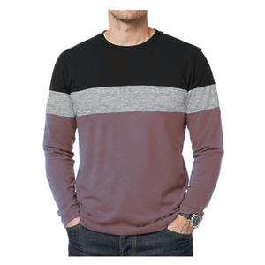 T-shirt homme manches longues 100% coton 220g respirant col rond uni design simple personnalisable avec logo et impression - Product Image 4