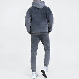 Sudadera con Capucha de Forro Polar para Hombre, Manga Larga, Estilo Vintage, Personalizable con Logotipo, Venta al Por Mayor - Product Image 2